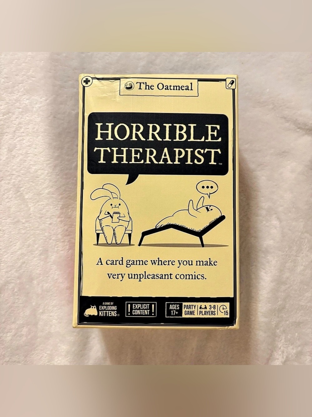 Exploding Kittens Horrible Therapist Card Game